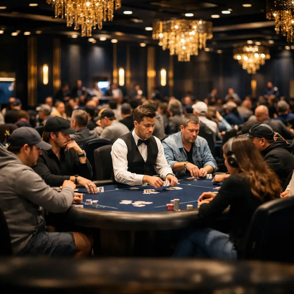 Atmosféra pokerového turnaje