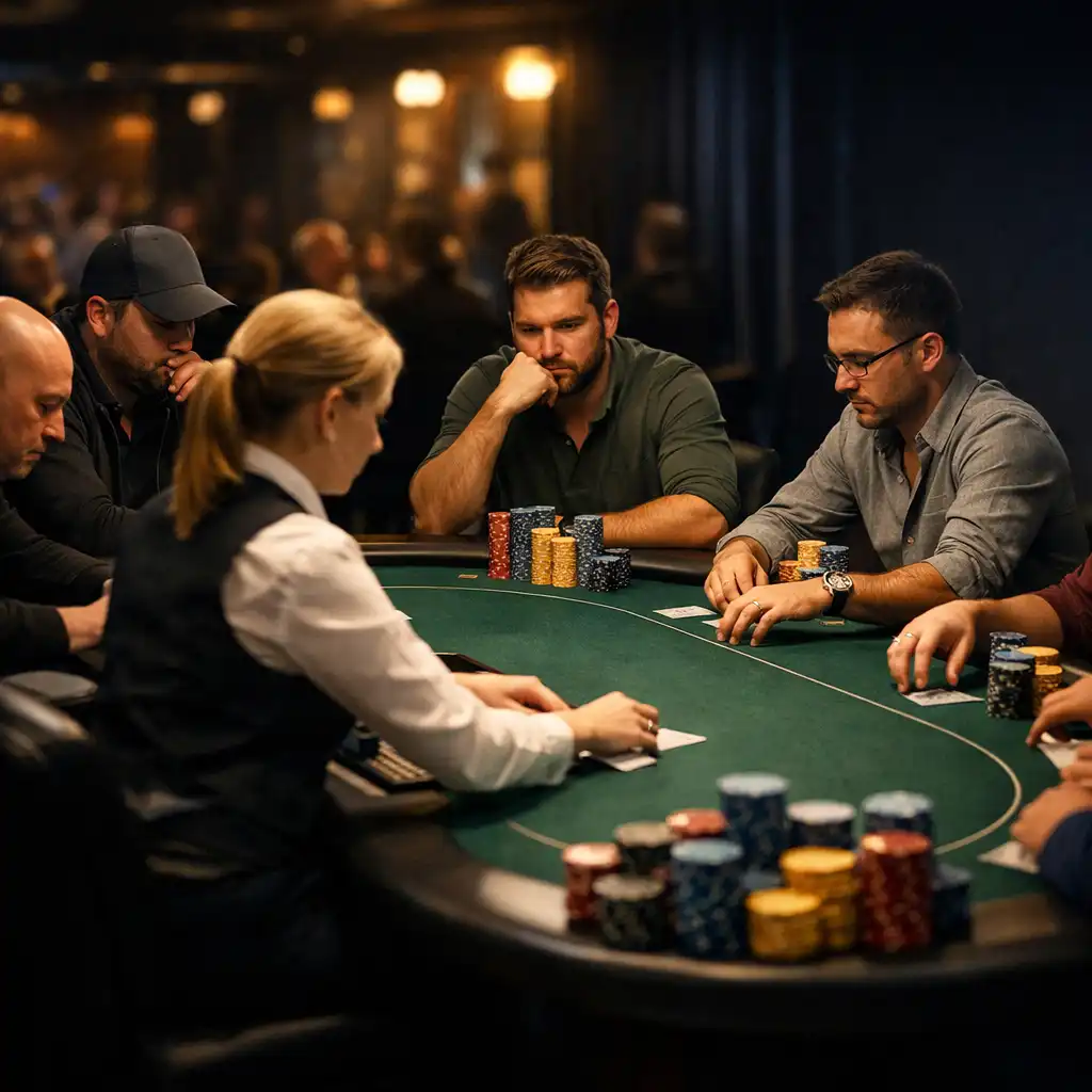 Finálový stůl pokerového turnaje