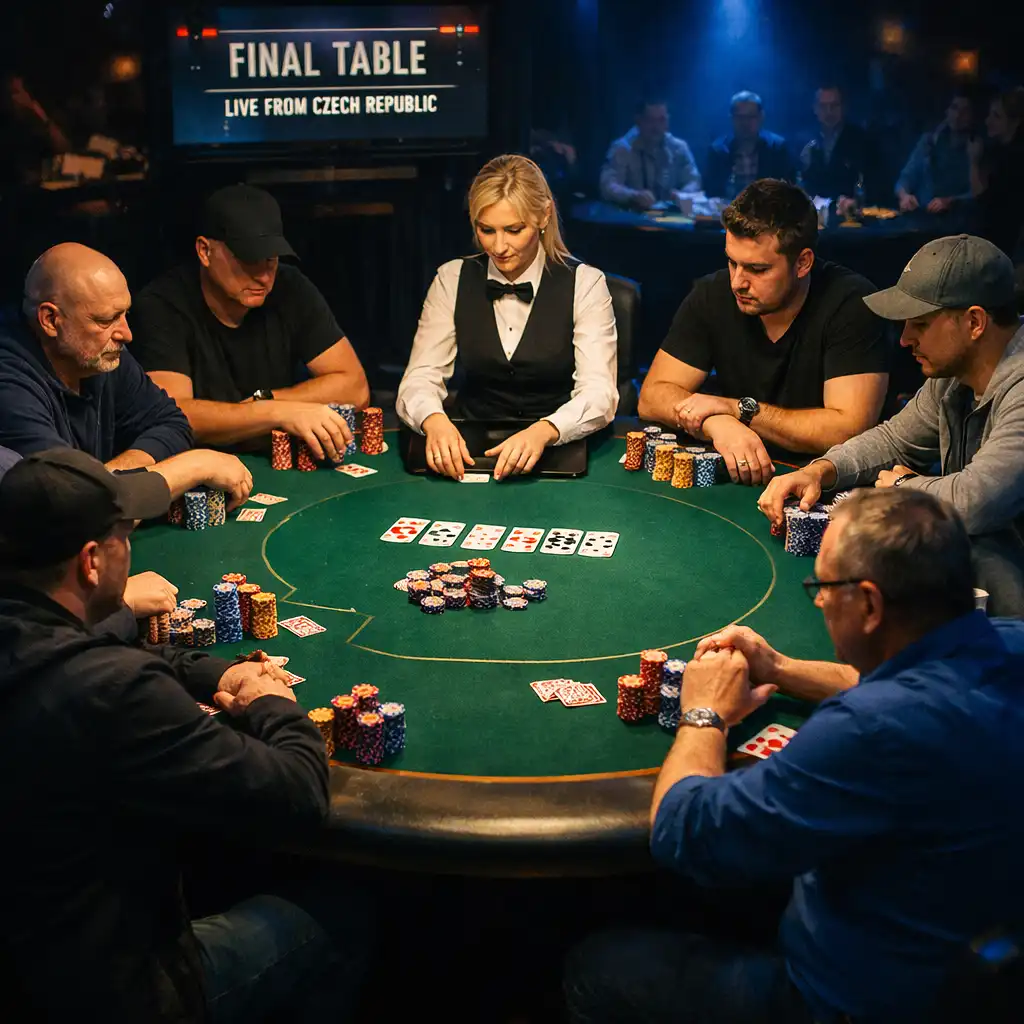 Finálový stůl pokerového turnaje