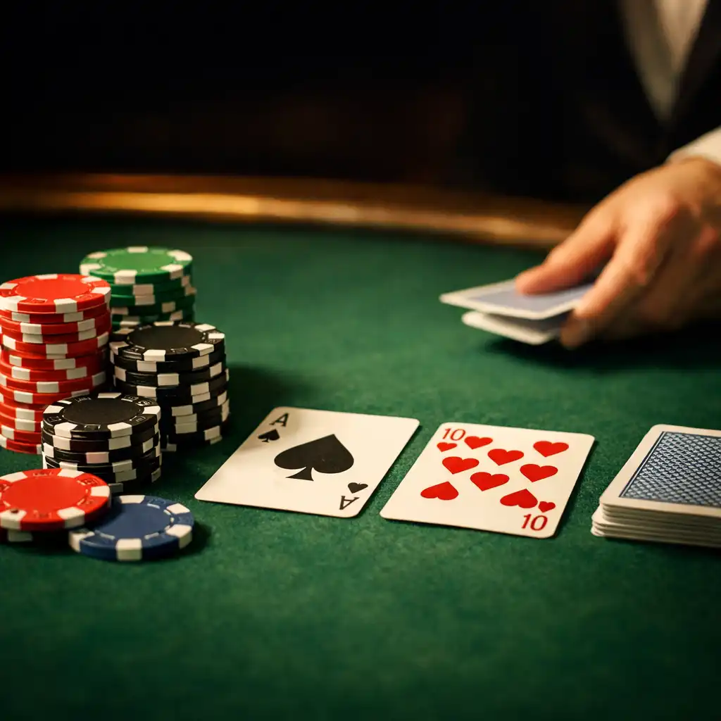Poker stůl detail
